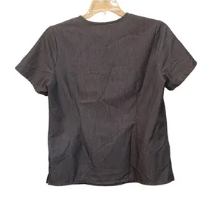 FIGS Catarina One Pocket Scrub Top Graphite‎ Medium Medical Healthcare Nurse thumbnail 3