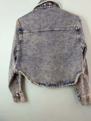Women’s Mono B faded blue denim jackets small thumbnail 8