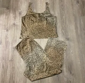 Victorias Secret Satiny Animal Print Lounge | Pajama Set thumbnail 1