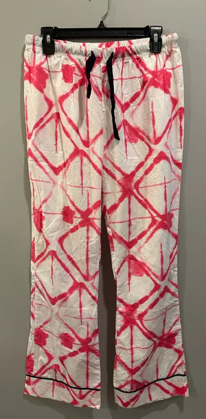 Katie Kime Strata Print Polo Top and Pants Pajamas Set thumbnail 7