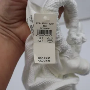 Aerie Bikini Bottom Womens S Cheekiest White Textured Side Tie New thumbnail 5
