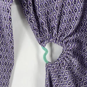 Zara Shift Dress Womens‎ Small Purple Stretch Geometric Cutout Back Cinched Side thumbnail 2