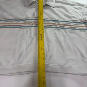 American-eagle-outfitters Women's White Sweatshirt with retro stripes thumbnail 5