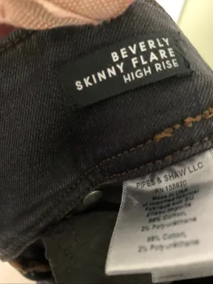 Veronica Beard Beverly Skinny Flare High Rise women's jeans size 26 thumbnail 4