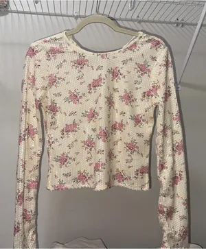 Gianni Bini Sequin Long sleeve top thumbnail 1