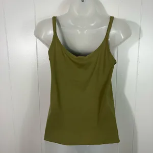Abercrombie & Fitch Vintage Y2K Army Green Bow Butterfly Patch Tank Top Medium M thumbnail 5