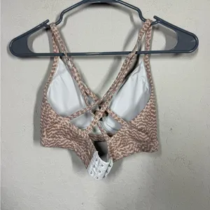 Varley Lindley Eyelet Embellished Printed Sports Bra Size Medium thumbnail 4