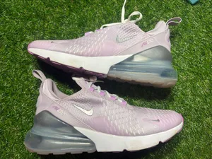 Nike Air Max 270 pink, silver and clear women’s 8.5 thumbnail 1