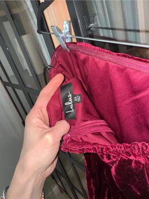 Lulu’s Hey Baby Burgundy Velvet Strapless Bodycon Midi Dress cocktail bodycon thumbnail 5