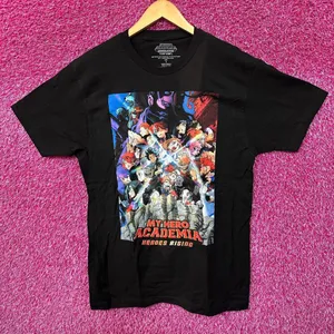 My Hero Academia Heroes Rising Anime Movie Poster Tee L thumbnail 1