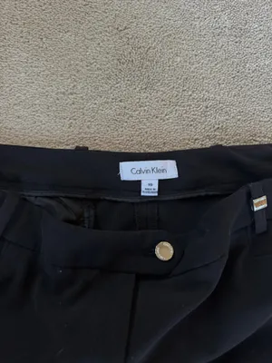 Calvin Klein Black Dress Pants Size 10 thumbnail 3