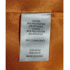 NWT Caroline Constas‎ Orange Sequin Halter Midi Dress Size S thumbnail 7