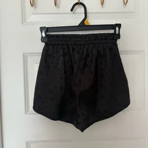 For Love & Lemons Black Polka Dot Pajama Shorts thumbnail 2