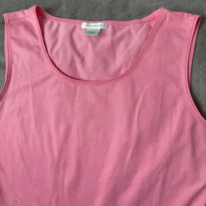 Womens Pink Shimmery Tank‎ Top Cami Blouse Size M Sparkly Layering Stretch Shell thumbnail 7