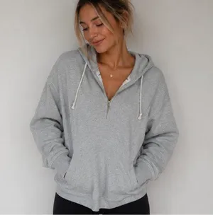 Aerie grey small hoodie thumbnail 1