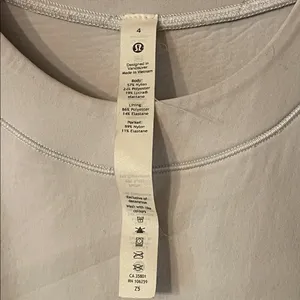 Lululemon AirWrap Crew White Sweatshirt Size 4 thumbnail 6