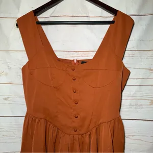Cider • Mini Dress • Brown/Orange • Medium • Tiered thumbnail 2