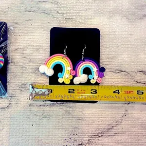 Artisan Whimsical Rainbow‎ Dangle Earrings thumbnail 7