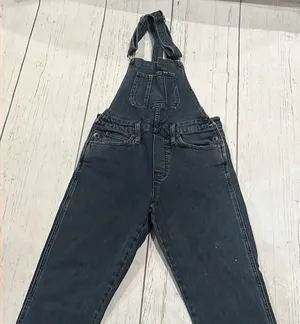 Lucky brand the tomboy overalldark blue denim overalls thumbnail 1