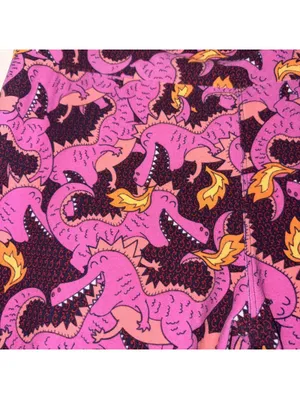 LuLaRoe Tall & Curvy (TC) Pink Dragon Print Leggings thumbnail 2