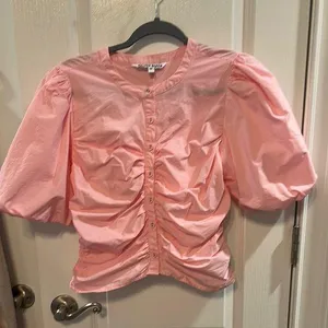 Walter Baker Pink Puff Sleeve Blouse thumbnail 1