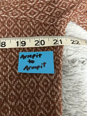 Jacquard Puff-Sleeve Top in Nutmeg thumbnail 4