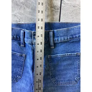 J.Crew Wide-Leg Crop Jeans Medium Wash Blue High Rise Denim CD771 Size 26 thumbnail 3