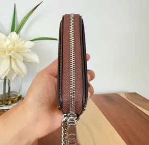 Coach Zip Card Case In Signature Canvas With Banana Print cr833 thumbnail 4