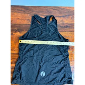 Gym‎ Coffee Black Racerback Athletic Tank Top Athleisure Women's Size M thumbnail 8