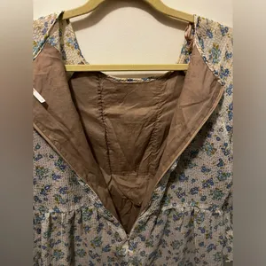 Free people boho floral‎ mini dress sz 6 thumbnail 7