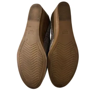 TOMS Kallie Cutout Ankle Wedge Bootie Macadamia‎ Cheetah 10016177 thumbnail 8