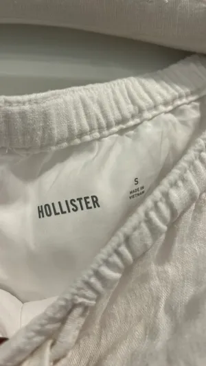 Hollister White Linen Pants thumbnail 4