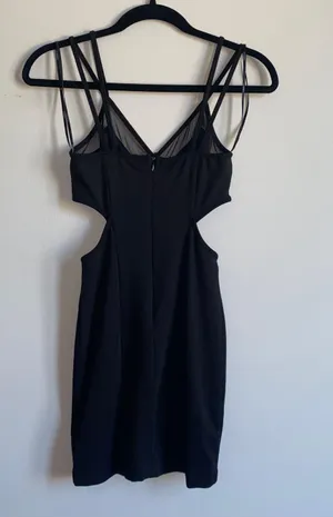 Mesh Cutout Mini Dress thumbnail 8