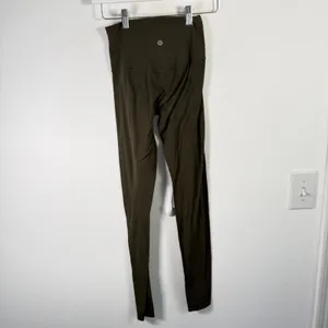 Lululemon Align High Rise Pant Leggings 28" Dark Olive Green Gym Workout Women 2 thumbnail 4