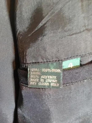 J Crew Vintage Black Wool Blazer Classic 3 Button Career Jacket Timeless Academi thumbnail 11