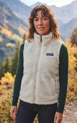 Patagonia Los Gatos Sherpa Sweater Vest Size S White Sherpa Fluffy thumbnail 1