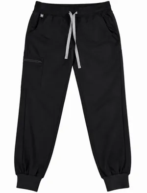 Figs Technical Collection Zamora Jogger Scrub Pants in Black Size Xs Pet thumbnail 1