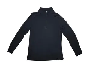 Travis Mathew Womens Black Quarter Zip Long Sleeve Performance Pullover Size M Size M thumbnail 1