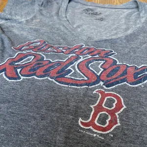 Vintage Boston Red Sox Tee Gray Size L thumbnail 2