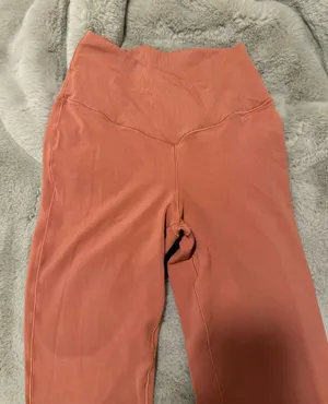 Aerie Pink Offline Flare Leggings thumbnail 1