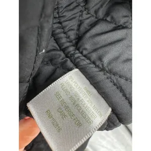 Garnet Hill Women's Quilted‎ Coat Jacket Black Sz 14 Removable Hood thumbnail 8