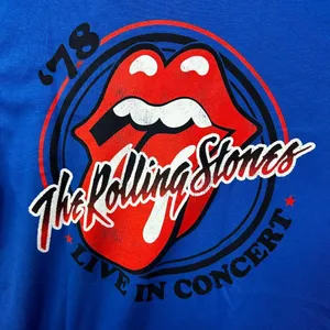 The Rolling Stones 78 live in Concert Rock Tshirt size Medium thumbnail 2