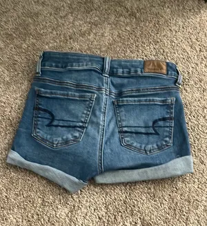 American Eagle Denim Jean Shorts, Size 0 thumbnail 2