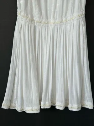 Free People Delightful Birds of Feather Dress in white Sz 4 thumbnail 8