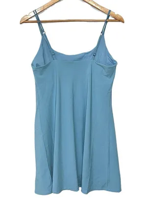 Womens Abercrombie & Fitch Blue Spaghetti Strap Slip Dress Shapewear Size Medium thumbnail 2