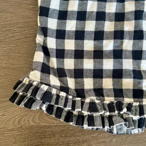 Y2K Victoria’s Secret Pink Buffalo Check Plaid Flannel Shirt XS/S Ruffle Cowgirl thumbnail 4