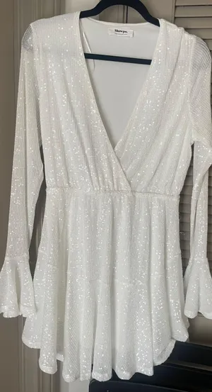 Showpo Mini Long Sleeve Dress thumbnail 1