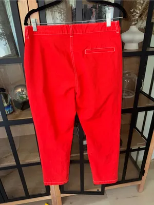 ASOS straight leg pants jeans high rise Monoprix Femme carpenter painter thumbnail 7