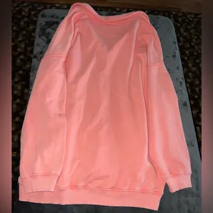 Aerie Happy Henley Everyday Polo Oversized Sweatshirt Size Medium thumbnail 7