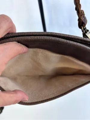 Gucci Beige and Brown GG Canvas Crossbody Bag with braid trim thumbnail 11